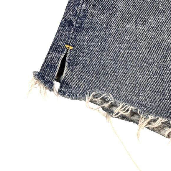 Agolde High Rise Cutoff Jean Shorts Dee Short Size 29 - Picture 6 of 7